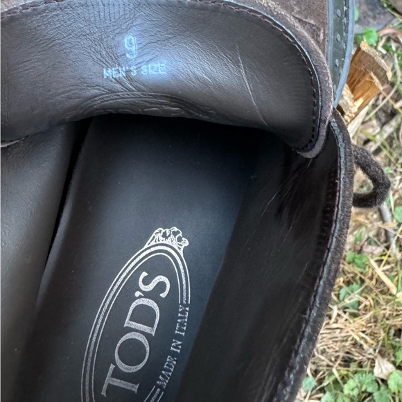 Men’s Brown Suede Tod’s Boots Size US size 10 and UK 9 - Picture 6 of 7